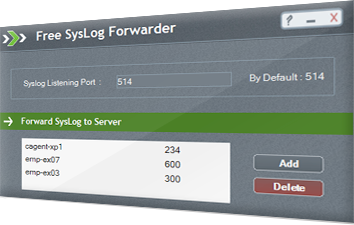 Free Syslog Forwarder Tool