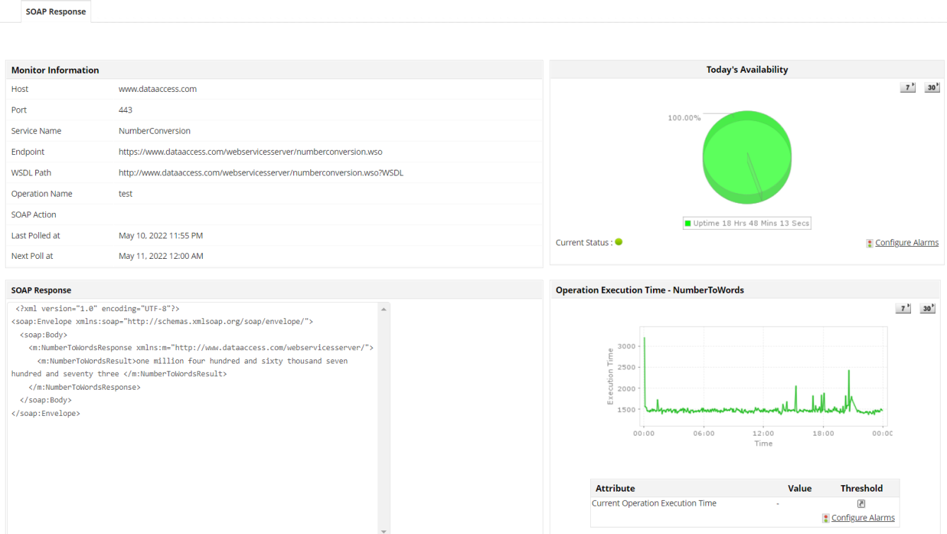 Web Services Monitoring Tools - ManageEngine Applications Manager